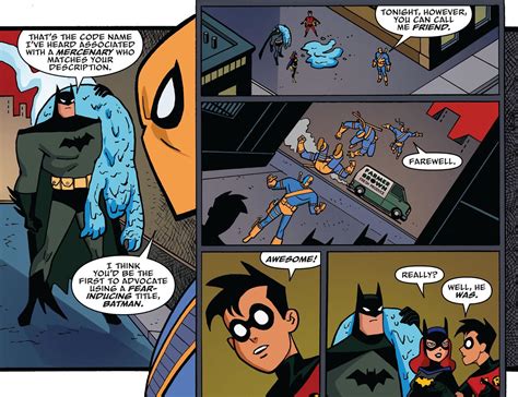 Comic Excerpt Batman The Adventures Continue 3 Batman Meets