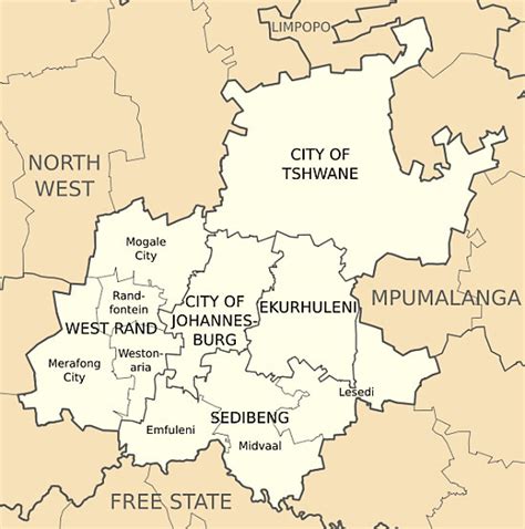 Interactive Map Of Johannesburg South Africa