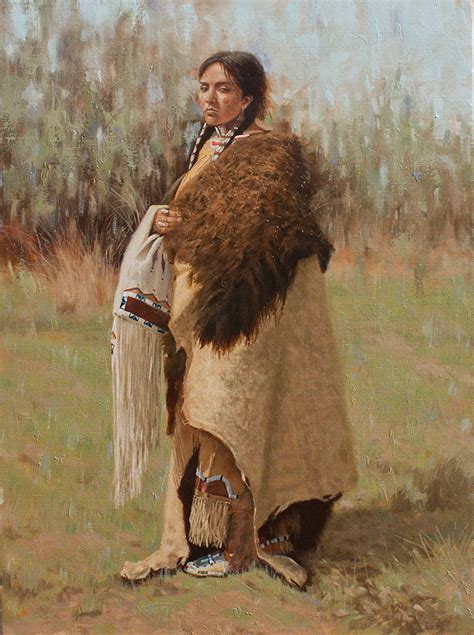 The Strength Within By Brian Bateman Oil Kp Native American Women