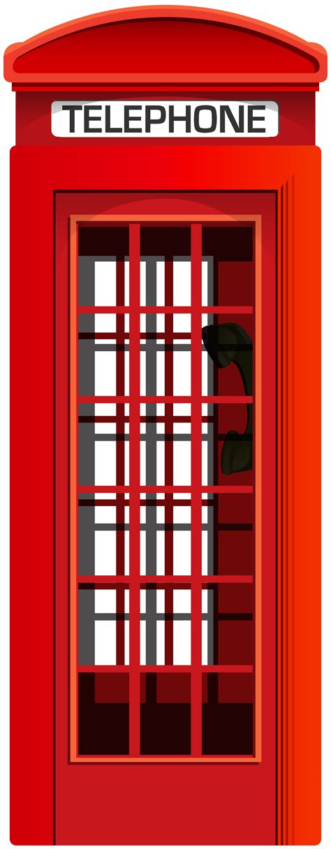 Phone Booth Clipart Transparent Png Stickpng Clip Art Library