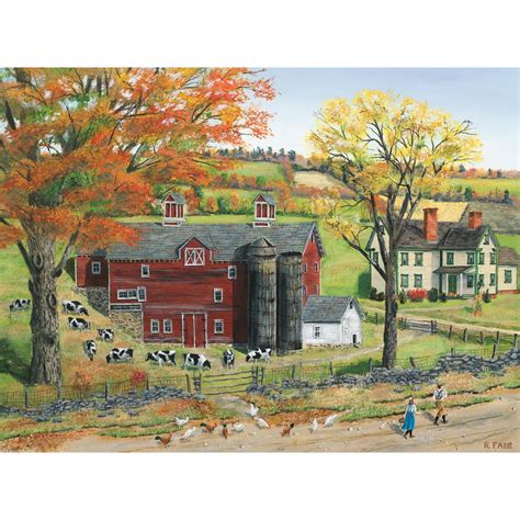 Autumn Pasture 1000 Piece Jigsaw Puzzle Bits And Pieces