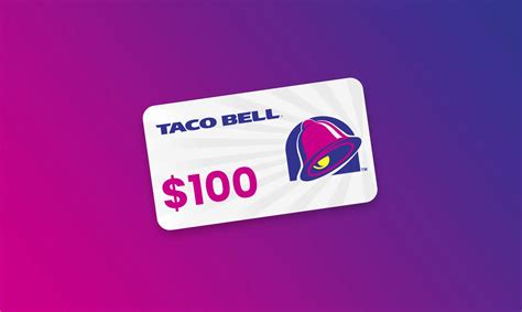 Enter To Win A 100 Taco Bell T Card Okwow Sweepstakes And