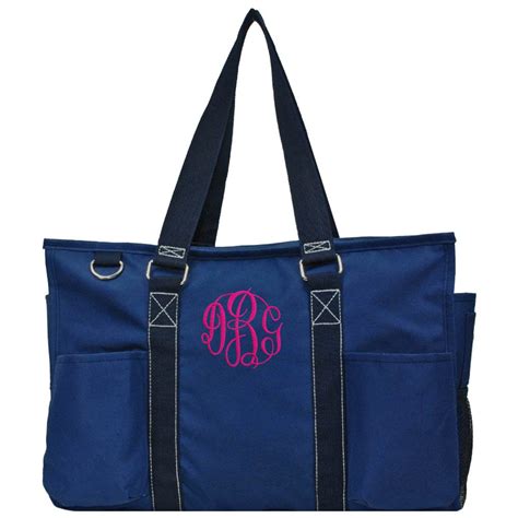 Personalized Carry All Bag Monogrammed Utility Bag Tote Bag