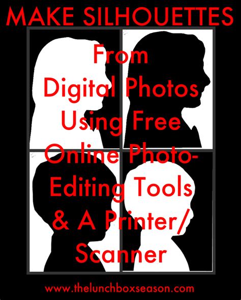 How To Make Silhouettes From Digital Photos Using Free Online Photo
