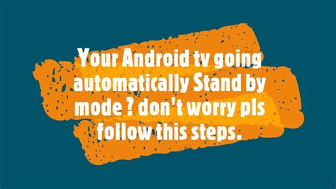 Tv Goes Automatically Standby Itself Youtube