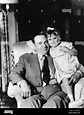 From left: Wallace Beery and daughter Carol Ann Beery, 1935 Stock Photo ...