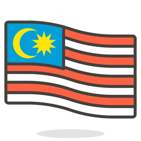 Clipart Jalur Gemilang Png Flag Background Clipart Illustration Line Sexiz Pix