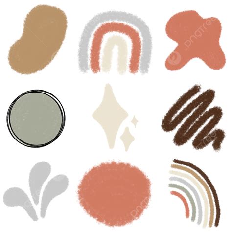 Aesthetic Elements PNG Transparent Aesthetic Element Set Element