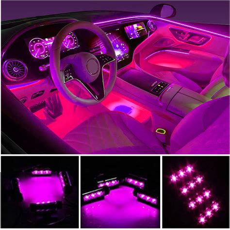 Buy Car Led Strip Light Ejs Super Car 4pcs 36 Led Car Interior Lights