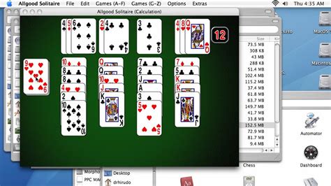 Apple Mac Longplay Allgood Solitaire Calculation Youtube