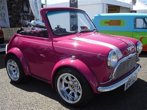 Girly Cars And Pink Cars Every Women Will Love The Mini Mini Cooper Pink I Want One Pink