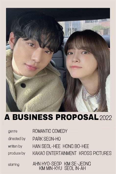 A Business Proposal Kdrama Kdrama Comedy Genres Kim Min Kyu Movie