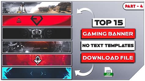 Top 15 Gaming Banner Template No Text Gaming Banner Template Free