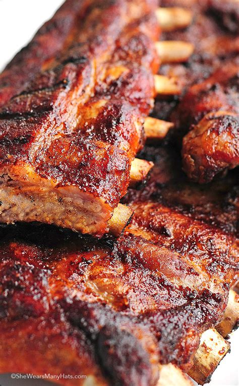 It's a food that pleases even the pickiest of eaters, it's fairly inexpensive and it's easy to cook. Chipotle Baby Back Ribs Recipe | She Wears Many Hats