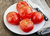 How to Remove a Tomato Skin in a few simple steps.