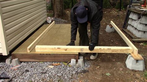 How To Build A Shed Framing Walls Youtube