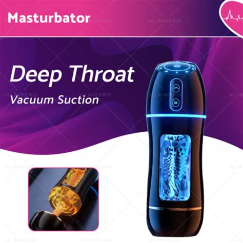 Automatic Sucking Masturbator Vibrating Masturbation Deep Throat
