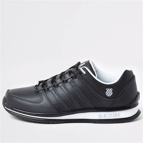 The heritage american tennis company. K-swiss Leather K-swiss Black Rinzler Sp Trainers for Men ...