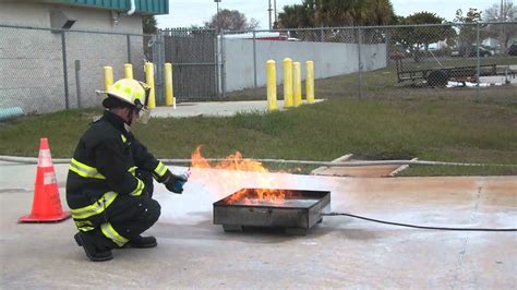 For example, a water type fire extinguisher cannot be used for an electrical fire. How NOT to use a fire extinguisher - YouTube