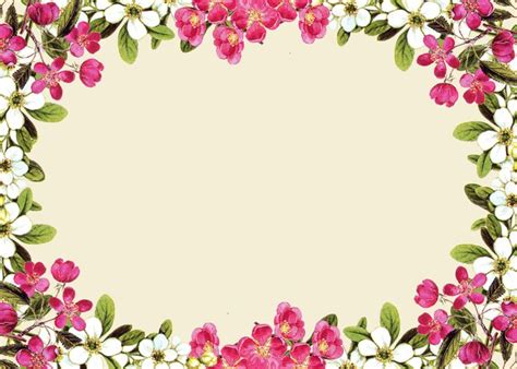 Free Free Printable Floral Borders And Frames Download Free Free