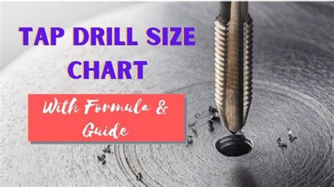 Tap Drill Size Chart With Formula Reading Guide