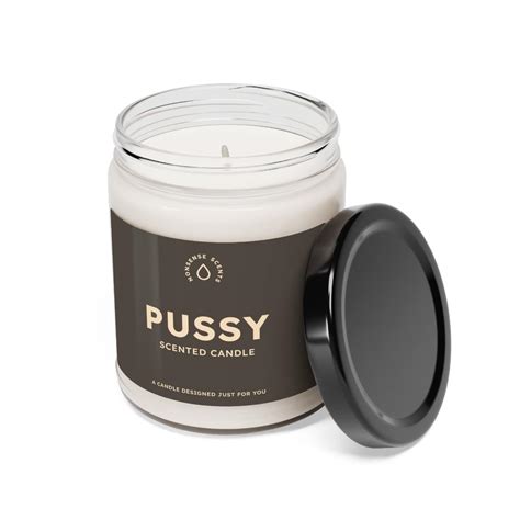 Pussy Scented Candle The Perfect Gift For Him Premium Soy Etsy