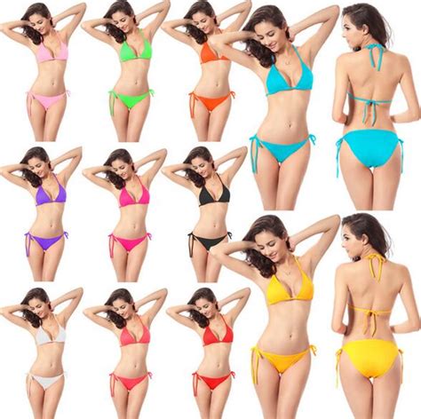 Summer Women Swimwear Multicolor Female Two Piece Swimsuit Sexy Lady