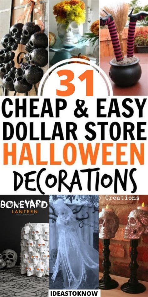 31 Dollar Store Halloween Party Ideas Dollar Store Halloween
