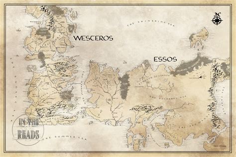 Game Of Thrones Map In The Reads