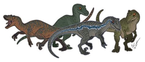 Raptor Squad By Goldennove On Deviantart Blue Jurassic World Jurassic World Dinosaurs