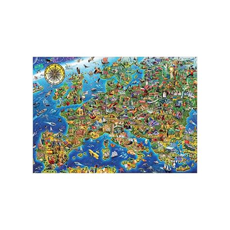 Educa Borras Genuine Puzzles Puzzle 500 Piezas Mapa De Europa