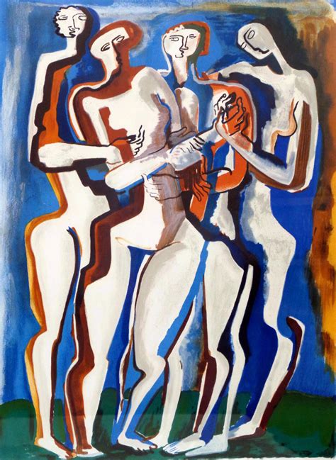 Choose your favorite mid century paintings from 4,853 available designs. Ossip Zadkine Modern Art Lithograph in Colors | Modernism