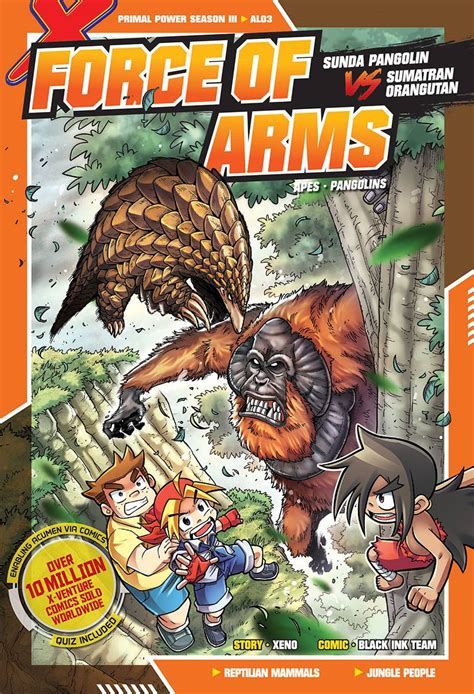 X VENTURE Primal Power III Force Of Arms Sunda Pangolin VS Sumatran Orangutan