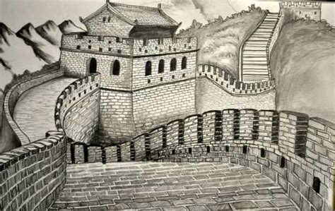 The Great Wall Of China Drawing At Getdrawings Free Download
