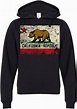 Amazon.com: California State Flag Distressed Premium Youth Sweatshirt ...