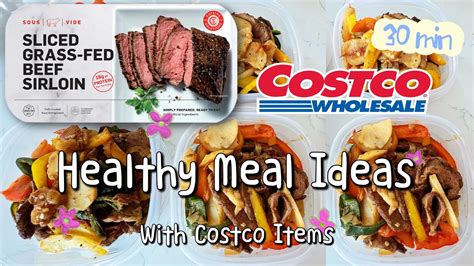 Costco S Sous Vide Sliced Grass Fed Beef Sirloin A Pepper Steak Recipe Healthy Meal Prep With