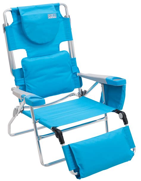 Rio Beach Read Through Beach Lounge Chair Turquoise