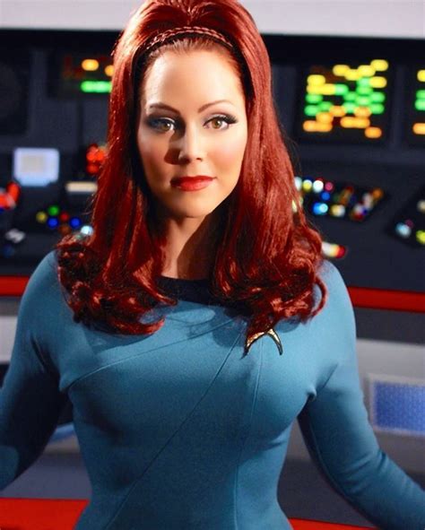Michele Specht Plays Dr Elise Mckenna On Star Trek Continues An Online Fan Film Series That