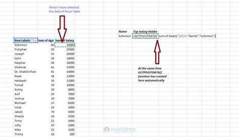 How To Use Pivot Table Data In Excel Formulas Exceldemy