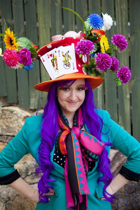 Following the recent tim burton film, a new version of the mad hatter has become popular with wild red hair and spooky white skin. My Mad Hatter Costume | Mad hatter tea party, Mad hatter tea, Mad hatter costume
