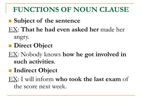 PPT NOUN CLAUSE PowerPoint Presentation Free Download ID 5315294