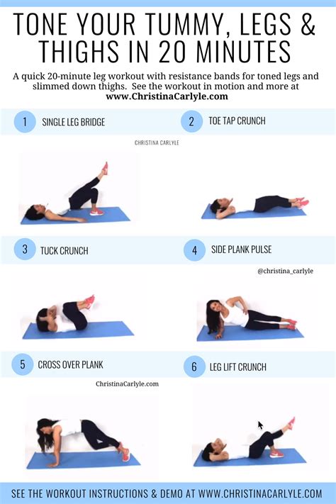 Leg And Ab Workout To Tone Legs And Core In 20 Minutes Artofit