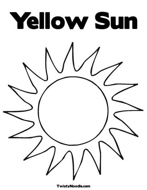 Coloring Page Yellow