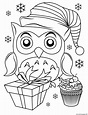 Cute Kawaii Christmas Coloring Pages Coloring Pages