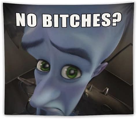 Amazon Com Funny Meme Tapestry Megamind Wall Hanging Art For Bedroom