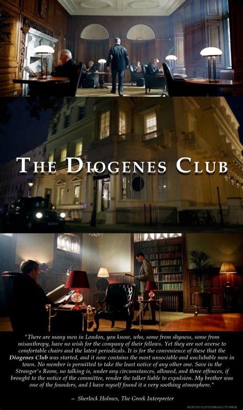 The Diogenes Club Diogenes Club Club Sherlock