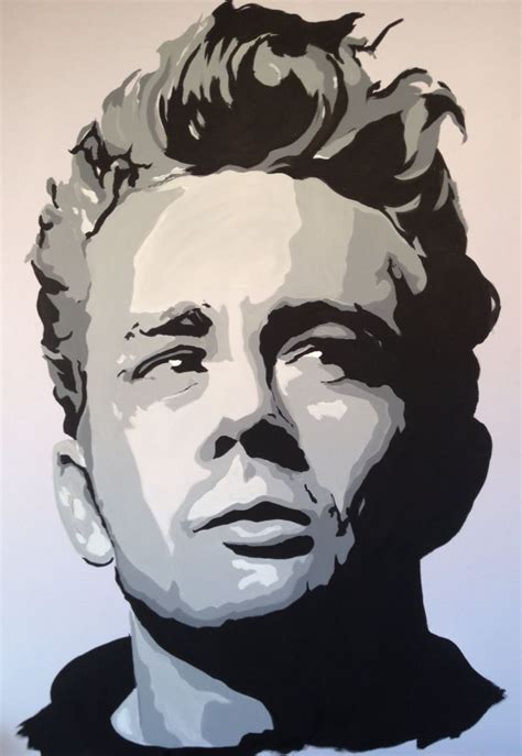 James Dean 1st In A Series I Am Painting Of Him Acrylic On Board