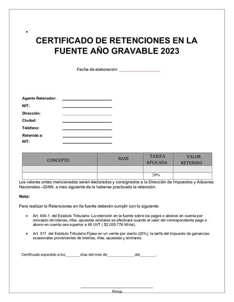 Modelo Carta Solicitud Certificado De Retenciones Kul