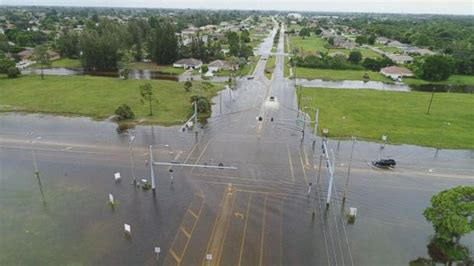 Video Drone Video Captures Flooding In Cape Coral Florida Abc News