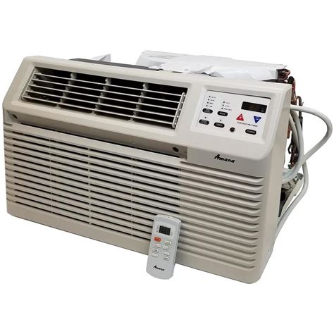 With the portable air conditioner and heater combos, you can cool the air on hot days and warm your home on cold days. Amana 9300-BTU 425-sq ft 230-Volt Through-the-Wall Air ...